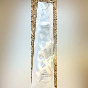 Boys first communion white clip on tie